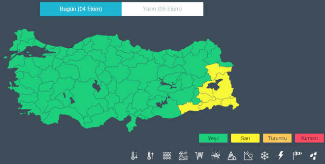 Meteoroloji'den 7 ile sarı kodlu uyarı! Gök gürültülü sağanak bekleniyor