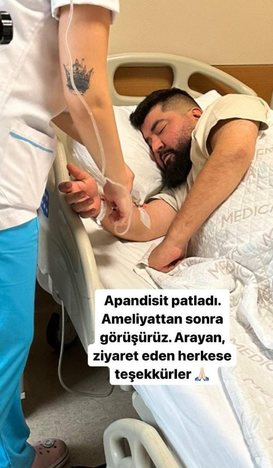 Apandisti patlayan rapçi Eypio, ameliyat oldu