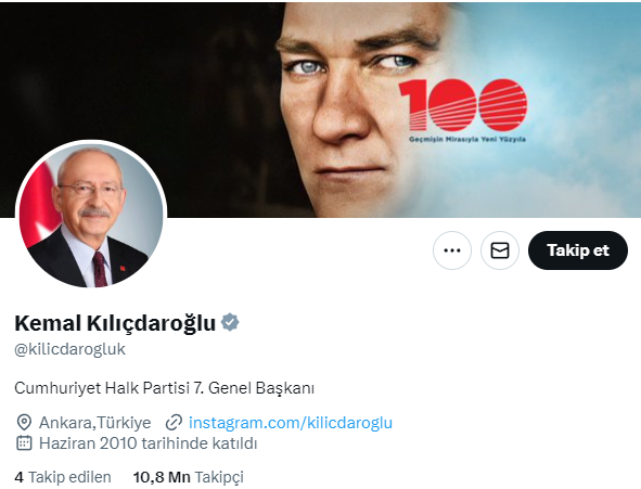 Genel başkanlığı Özgür Özel'e kaptıran Kılıçdaroğlu'ndan, sosyal medya hesabında dikkat çeken değişiklik