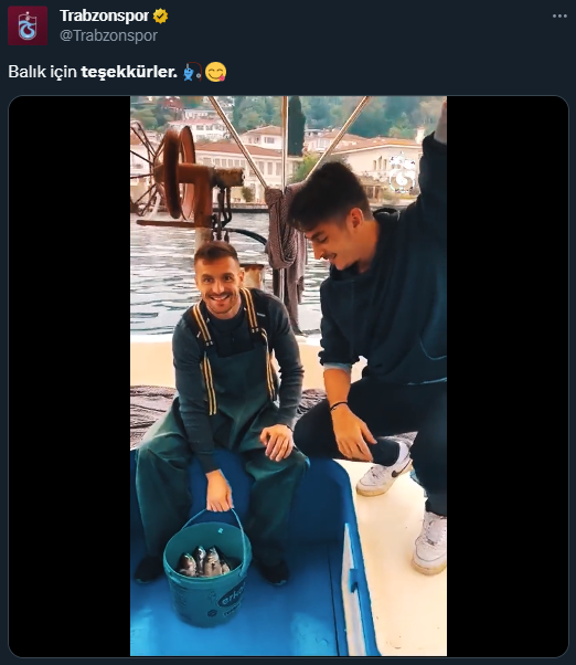 Maçtan önce mi çektiler? Trabzonspor, Dusan Tadic'in balık tutma videosunu bambaşka bir şekilde servis etti