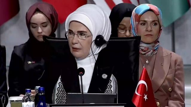 Filistin İçin Tek Yürek Zirvesi! Emine Erdoğan'dan lider eşlerine çağrı: Ateşkes olana kadar biz de nöbet tutalım