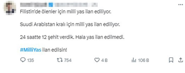 12 askerimizin şehit olmasının ardından hükümete milli yas çağrısı