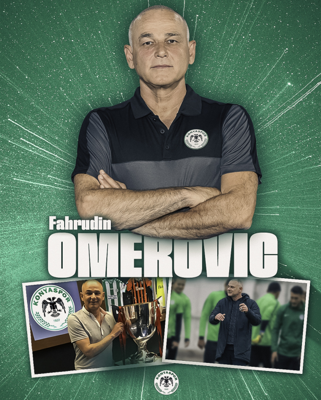 Konyaspor'un yeni teknik direktörü Fahrudin Omerovic