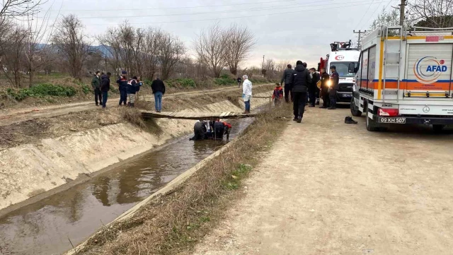 Aydın'da sulama kanalında erkek cesedi bulundu