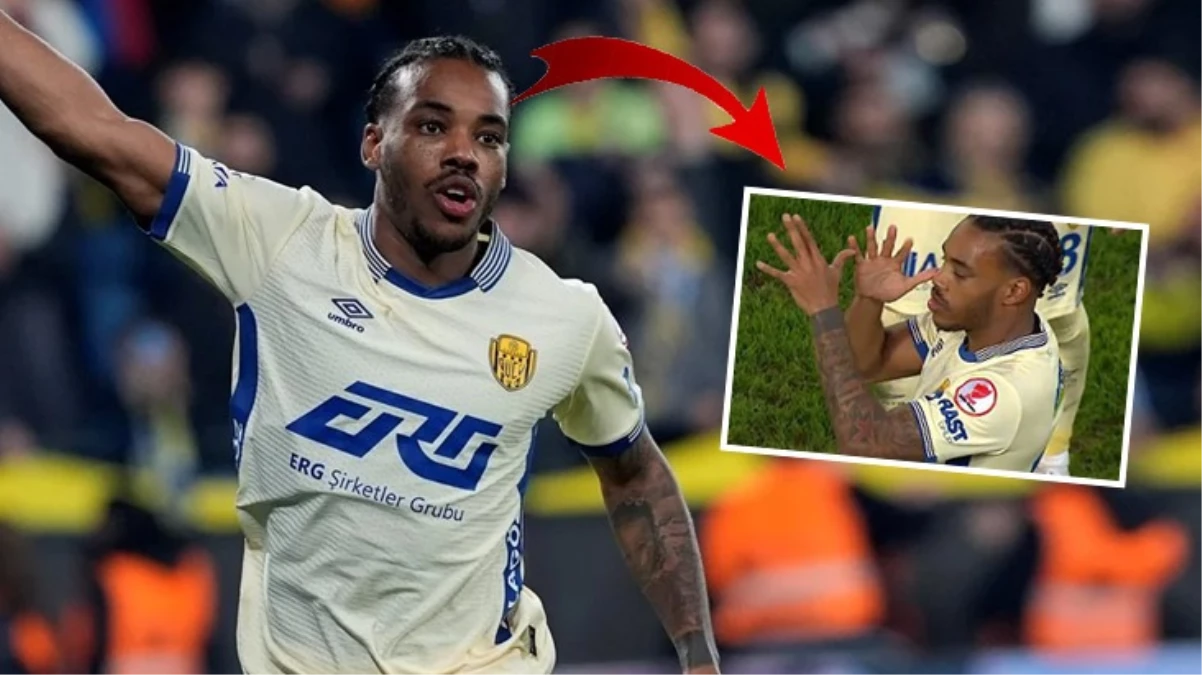 Eski Fenerbahçeli Garry Rodrigues'in gol sevinci sosyal medyayı salladı