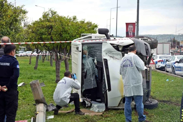 Ceza infaz koruma aracı devrildi: 1 ölü, 1 yaralı