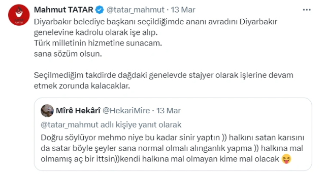 Küfürlü paylaşım, Zafer Partili büyükşehir adayını çılgına çevirdi